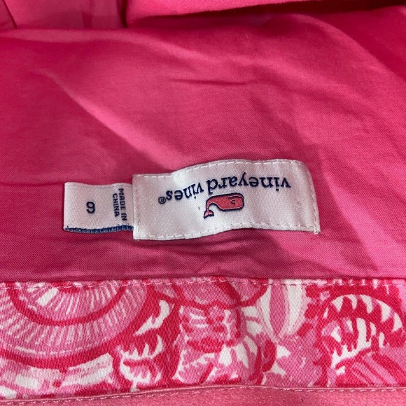 Vineyard Vines Dress Womens Size 6 Pink Mini Style Solid Lined Strapless Casual - Picture 14 of 16